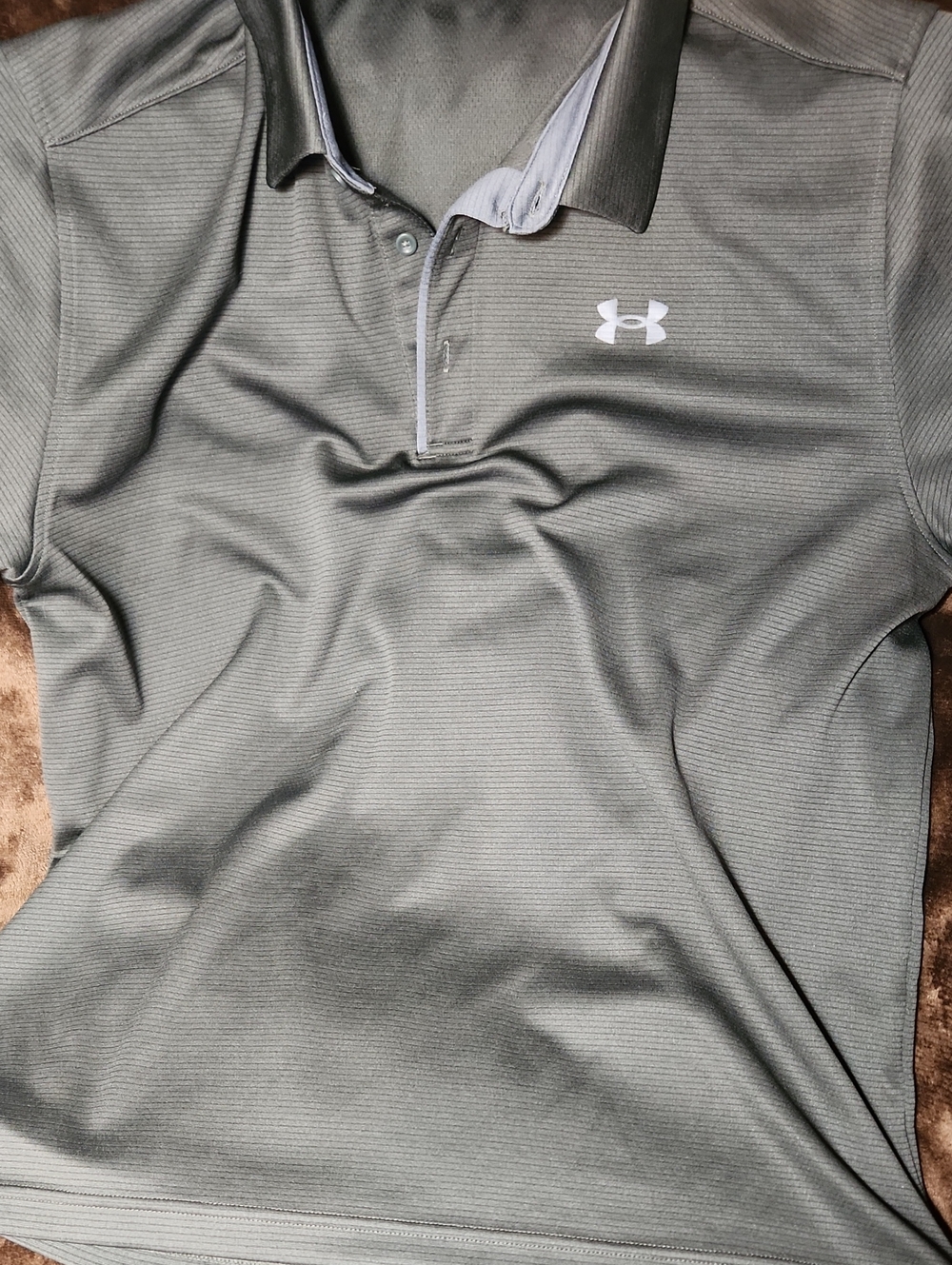 Under Armour Men’s  Gray Black  Performance Polo Size XL NWOT
